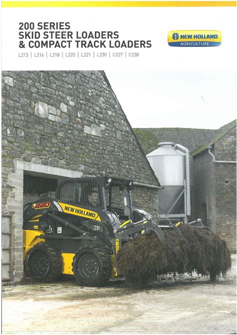 skid steer loader brochure|new holland skid steer.